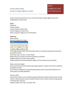Voz e imagen digitales en Power Point