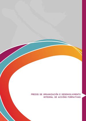 Privada - Prezos de Organización e Desenvolvemento Integral das Accións Formativas