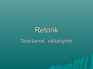 Retorikens grunder, sv1
