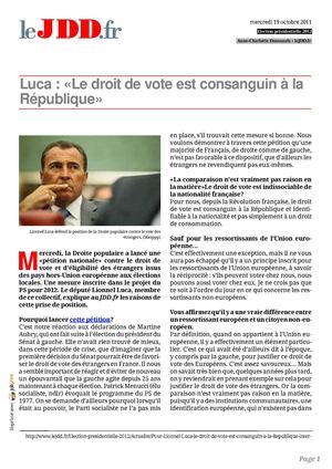 LUCA droit de vote