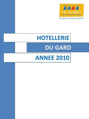 Mémento Touristique de l'Hotellerie du Gard 2010-Comité Départemental du Tourisme du Gard 2011