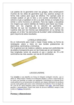 Estuche de Geometria Escolar