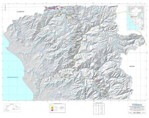 Mapa 6 Muestras anómalas y su intensidad - Población Volcánica del Paleógeno - Neógeno