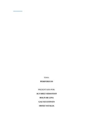 LOS PERIFERICOS