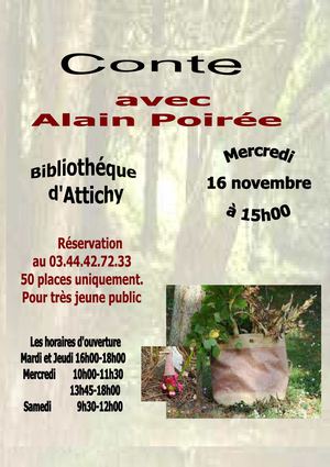 Conteur Alain Poirée