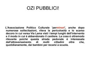 OZI PUBBLICI!