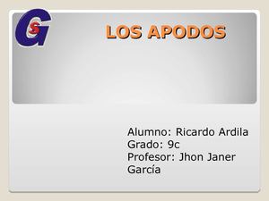 Apodos enchoyao