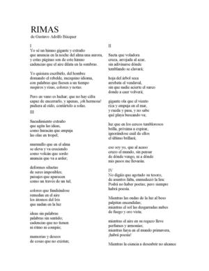 Rimas de Bécquer