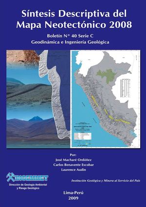 SÍNTESIS DESCRIPTIVA DEL MAPA NEOTECTÓNICO 2008-2009