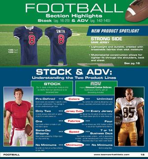 Catalogue FOOTBALL AMERICAIN