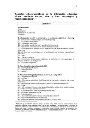 ASPECTOS CIBERPRAMATICOS