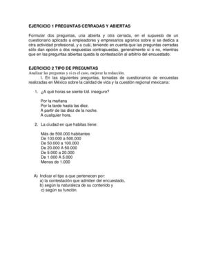 Ejercicio cuestionario