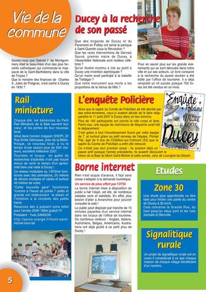 Vivre à Ducey, n°25 - Octobre 2007