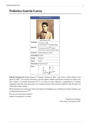 FEDERICO GARCÍA LORCA