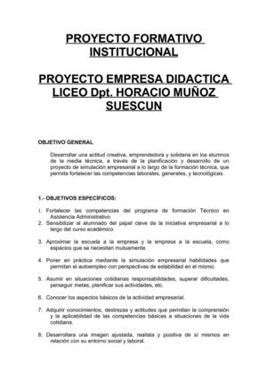 PROYECTO EMPRESA DIDACTICA