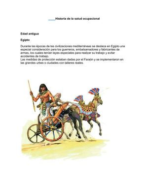 historia de la salud ocupacional 