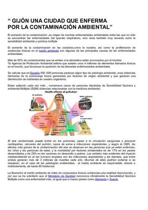 GIJÓN " UNA CIUDAD QUE ENFERMA" GUAPINA POR FUERA " MORTAL POR DENTRO" 7º REVISTA PROTESTA FIBROAMIGOSUNIDOS.COM