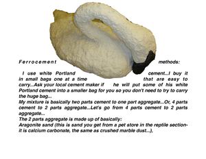 How to do sculpture in ferrocement...