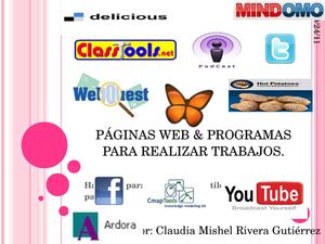 Páginas web & Programas para realizar trabajos 