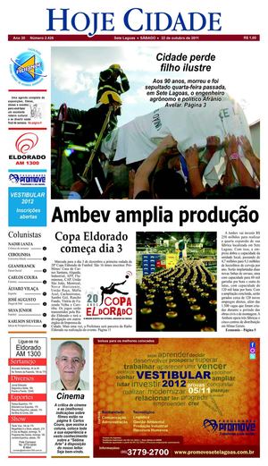 Jornal Hoje Cidade 22-10-11