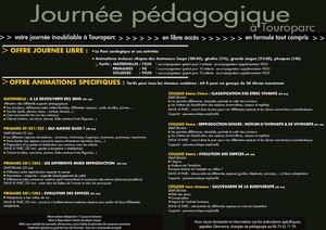 TOUROPARC : programme pédagogique
