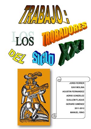 TRABAJO LITERATURA-MUSICA