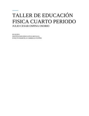 GUIA TALLER EDUCACION FISICA