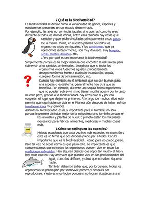 PERDIDA DE LA BIODIVERSIDAD