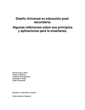 Principios del DUA para la edu. Basica