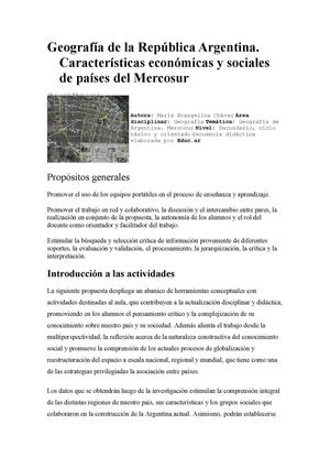 Argentina y el M.E.R.C.O.S.U.R