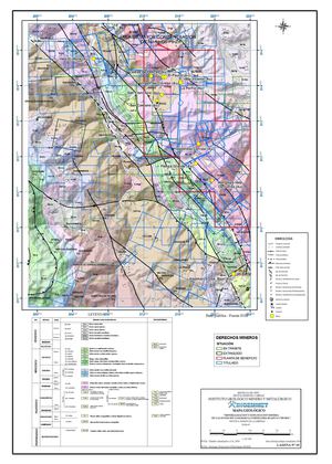 MAPA 10 MAPA GEOLÓGICO Sector II La Libertad Zona B