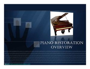 Piano Restoration Overview