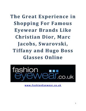 fashion eyewear brands