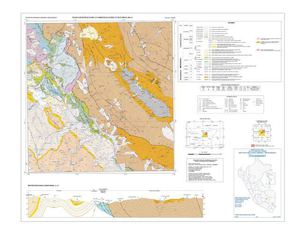 MAPA GEOLÓGICO DEL  CUADRANGULO DEL CUSCO HOJA 28-s I