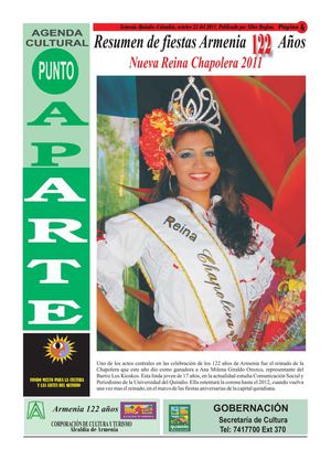 PUNTO APARTE QUINDIO MES DEOCTUBRE