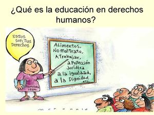 Qué es la educación en derechos humanos