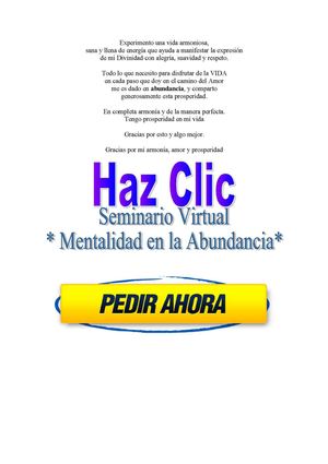 seminario virtual MENTALIDAD EN LA ABUNDANCIA