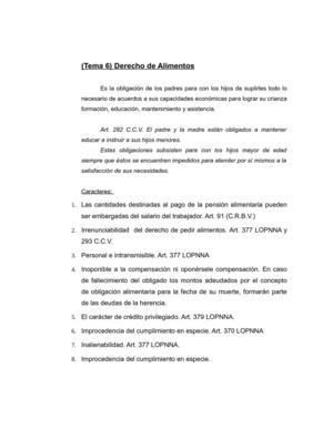 DERECHO DE ALIMENTOS