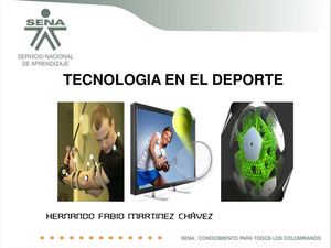 La Tecnología en el deporte