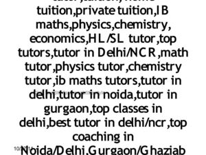 Call@+91-9818369374 IB maths tutor in Gurgaon Maths tuition in Gurgaon Private tutor in Gurgaon 