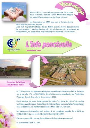 CC3F info pontuelle novembre 2011