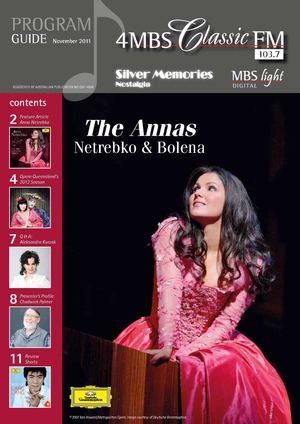 4MBS Classic FM November 2011 Program