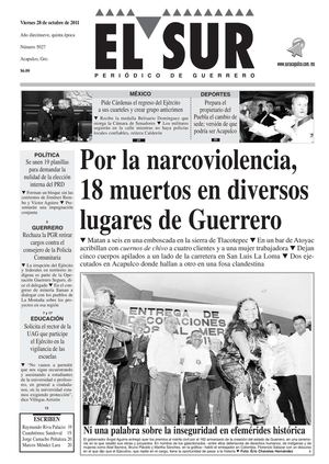 El Sur 28 de octubre de 2011