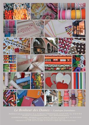 Le Bonheur des Dames - Catalogue fournitures et accessoires à broder