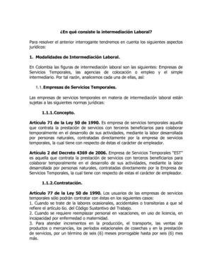 Intermediación Laboral