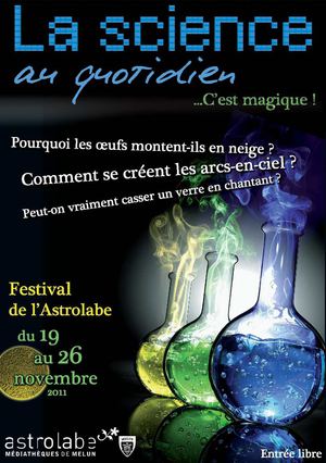 Programme Festival de l'Astrolabe 2011
