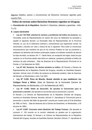 Pactos y convenciones