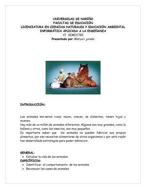 PROYECTO  LOS  ANIMALES