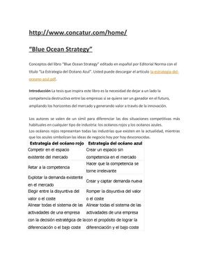 ESTRATEGIA DEL OCEANO AZUL