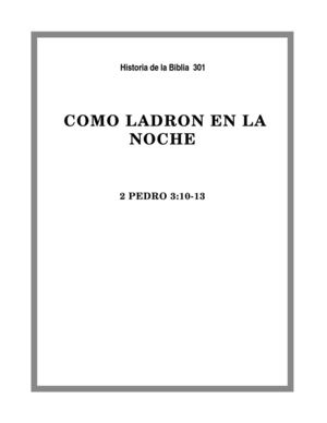 Como ladron en la noche